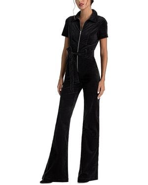 Alice + Olivia Gorgeous Wide Leg Jumpsuit - Black