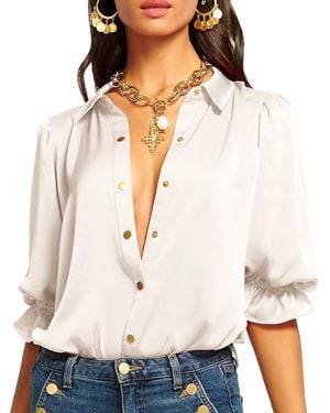 Ramy Brook Dina Bodysuit - White