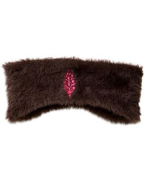 Free People Slopeside Faux Fur Headband - Brown