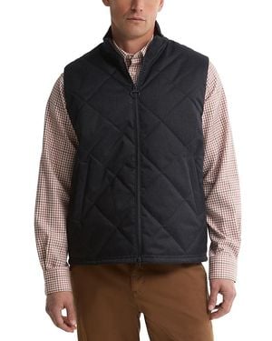 Barbour Winter Finn Stand Collar Zip Vest - Black