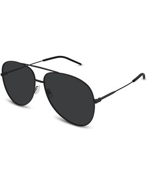 Saint Laurent Aviator Sunglasses, 63Mm - Black