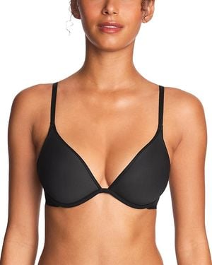 B.tempt'd B. Tempt'D By Wacoal Full Transparency Plunge Contour Underwire Bra - Black