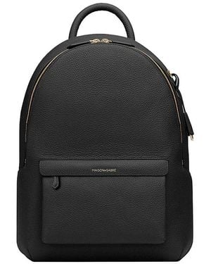 Maison De Sabre Leather Backpack - Black