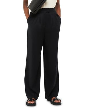 Whistles Fran Pleated Pants - Black