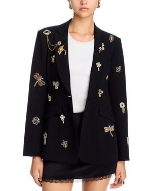Cinq À Sept Cheyenne Brooches Blazer - Black