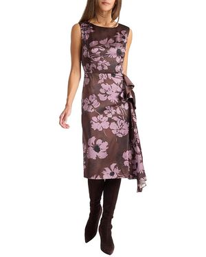 Santorelli Nica Sleeveless Dress With Side Ruffle - Red
