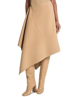 Michael Kors Wool Asymmetric Skirt - Natural