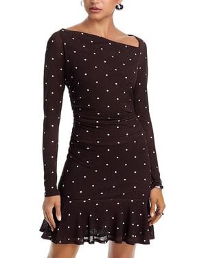 Rails Celano Ruffled Hem Dress - Black