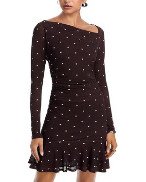 Rails Celano Ruffled Hem Dress - Black