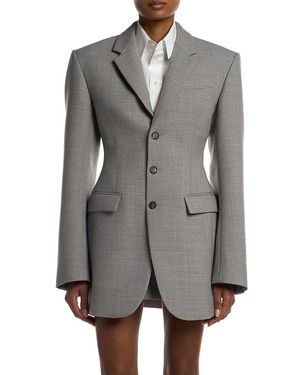 Wardrobe NYC Closet. Nyc Longline Blazer - Gray