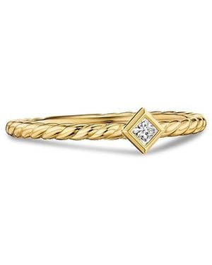 David Yurman Petite Modern Renaissance Stack Ring - White