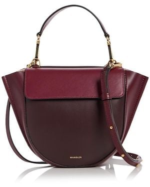 Wandler Hortensia Mini Leather Top Handle Bag - Purple