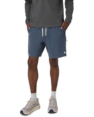 Vuori Banks 7 Performance Drawstring Shorts - Blue