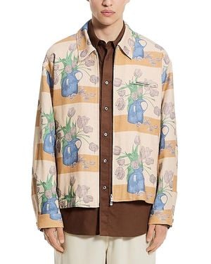 vowels Zip Up Jacket - Multicolor