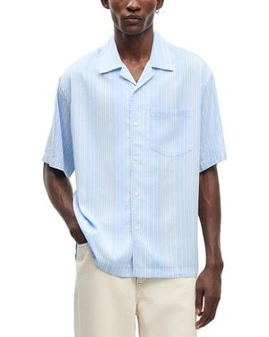 Samsøe & Samsøe Samse Samse Saemerson Stripe Pocket Shirt - Blue