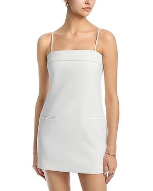 French Connection Azra Twill Foldover Two Pocket Strappy Dress - White
