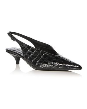 Aqua Gabby Pumps - Black