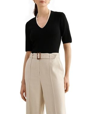 Hobbs Scarlett Slim Top - Black