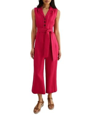 Hobbs Petite Destiny Jumpsuit - Red