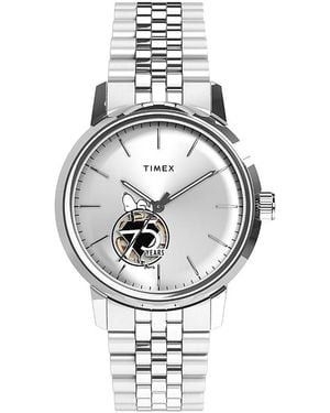 Timex X Peanuts Marlin Automatic 75Th Anniversary Watch, 40Mm - Metallic