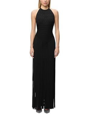 Hervé Léger The Spencer Column Gown - Black