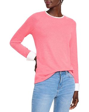 NIC+ZOE Cozy Cuffed Sweater - Pink