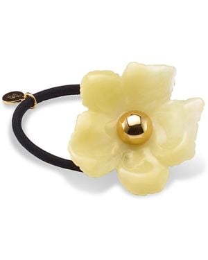 Lelet Eden Floral Ponytail Cuff - Metallic