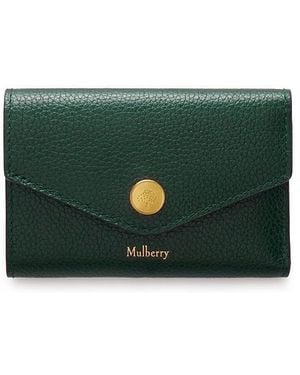 Mulberry Folded Multi-Card Wallet - Green