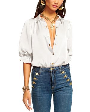 Ramy Brook Dina Bodysuit - White