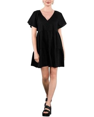 Billy T Butterfly Mini Dress - Black