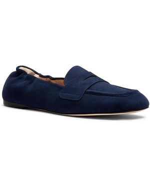 Stuart Weitzman Bryant Suede Loafers - Blue