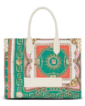 Balmain B-Army Medium Tote Bag - White