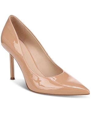 FAVORITE DAUGHTER Riley Patent Leather Stiletto Pumps - Natural