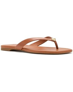 Kate Spade Spade Flower Flip Flop Sandals - Brown