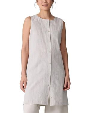Eileen Fisher Tie Back Vest - Grey