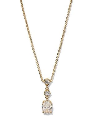 Nadri Maiden Cubic Zirconia Pendant Necklace, 16-18 - Metallic