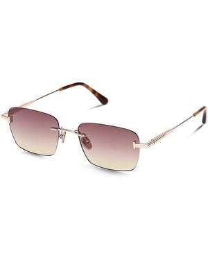 Tom Ford Jake Rectangular Sunglasses, 54Mm - Pink
