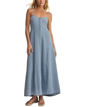 Z Supply Angel Eyes Chambray Dress - Blue
