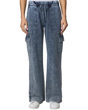 Splendid Gwen Terry Sweatpants - Blue