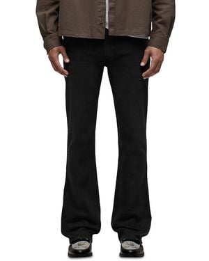 Hudson Jeans Walker Kick Flare Cotton Blend 34 Jeans - Black