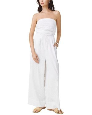 Splendid Gigi Strapless Jumpsuit - White