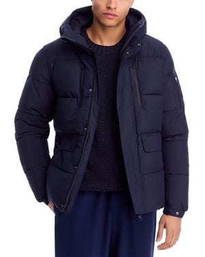 Save The Duck Alter Hooded Puffer Jacket - Blue