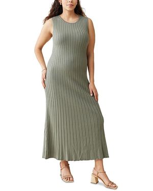 Ingrid & Isabel Knit Maternity Maxi Dress - Green