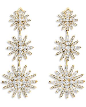 David Yurman Starburst Triple Drop Earrings - White