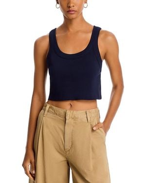 A.L.C. A. L.C. Halsey Cotton Tank Top - Blue