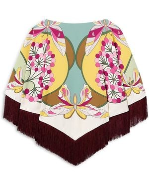 La DoubleJ Reversible Mini Poncho - Multicolor