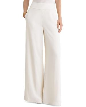 Reiss Petite Clover Wide Leg Suit Pants - White