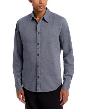 Rag & Bone Tomlin Dobby Shirt - Blue