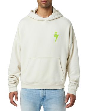 Hudson Jeans Cropped Hoodie - Gray