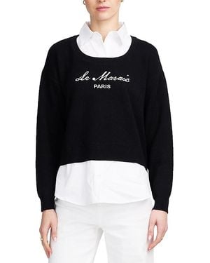Elle Collection Le Marais Twofer Sweater - Black